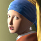 Girl with a pearl earring 3d