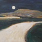 Moon Rising Over Quarry