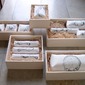 ohne Titel (Knochenkisten-Installation) / Untitled (Bone Box Installation)
