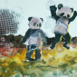 3 pandas