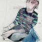 Green striped jumper