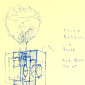 Drawing for rose sculpture