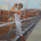 Woman in White, Millenium Bridge