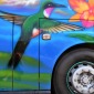 Bird and bus