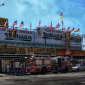 Nathan's Famous Frankfurters with Visiting Fire Truck