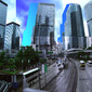 Down Town Hong Kong Blue