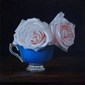 Tasse ancienne et roses I