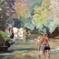 Bathers in Water Grotto