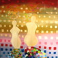 ORIGINAL OIL ON CANVAS " Puzzle Infinite" 39.12" x 29.8"