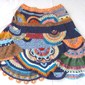 ORIGINAL HANDMADE " The Dream Skirt"  approx 17"x25" 