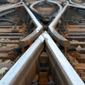 Crossed rails