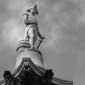 Nelson statue in Trafalgar Square, London, United Kingdom