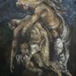 DEATH OF ADONIS IN THE ARMS OF GODDESS VENUS (after a sketch by Rubens)