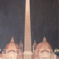Populus square in Rome by night