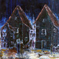Winter Night in the Village