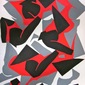 Homage to Matisse in Red, Gray and Black