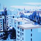 winter vom balkon