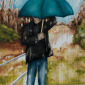 L'homme au parapluie