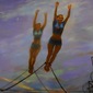 Aurelia Wallenda twilight jump