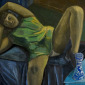 Woman with vase