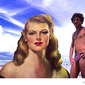 Rio de Janeiro with Cut out of 30's girl