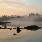 Connemara in the morning mist