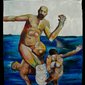 Man with two Cherubs