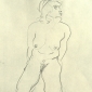 Woman on knees