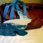 art on the move (coleman tent rabbit)