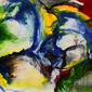 Cold Shoulder - Original Abstract Artwork by Kaley Rhodes