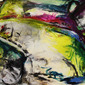 Toxic Lime - Colorful Abstract Artwork