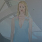 Claudia Schiffer en el Museo Guggenheim de Bilbao