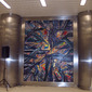 Istanbul-Turkey Metro Taksim Funicular permanent paintings Yucel Donmez