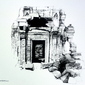 Angkor Doorway with Stone Blocks