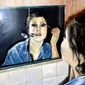 'In the mirror'