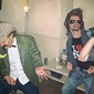 'Air Guittarring to Elvis'