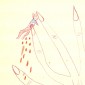 La Femme Fatale, 1969, colour pencils, 20,5х29