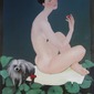 Virgin and dog