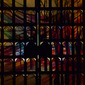 stain glass door
