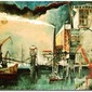 Alba sul porto