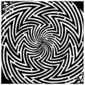 Swirly Optical Illusion Maze