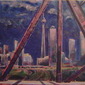 Trussed City: Bathurst St Bridge at Sunset