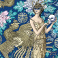 Chinese woman with skull