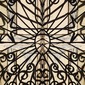  metal window grate with wood shutters,  Mexico