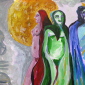 Triptych: Three Queens Dream 3