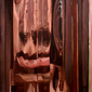 Portrait on a shampoo bottle no.1