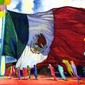 gatos con bandera mexicana.