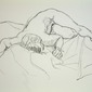 lying nude
