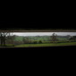 A slit of landscape.