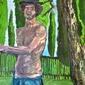 Self-portrait in my garden